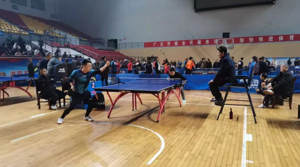 浏阳市2021年乒乓球混合团体赛。