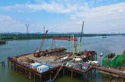 “湘江之钻”主墩桩基施工完成，建成后塔身高达202米