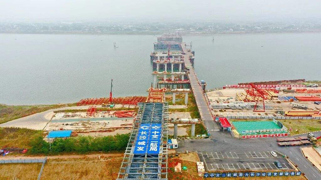 长沙这座跨江大桥迎来新进展