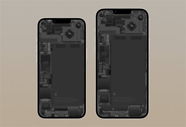 设计师 Basic Apple Guy为 iPhone 14 机型带来了高精度 X 光透视壁纸 表示耗时数月精心打磨