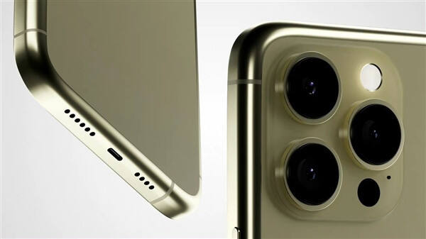 iPhone 15Pro版外观图曝光：直角设计 中框与背部的过渡部分被处理成有弧度的曲面，手感提升
