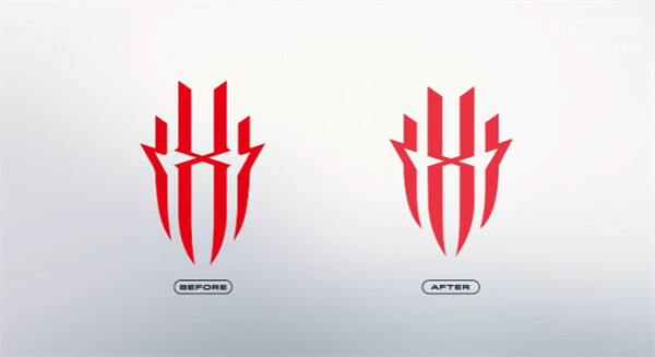 今日红魔官方宣布红魔品牌形象迎来全面升级，全新的 LOGO 设计更加简洁