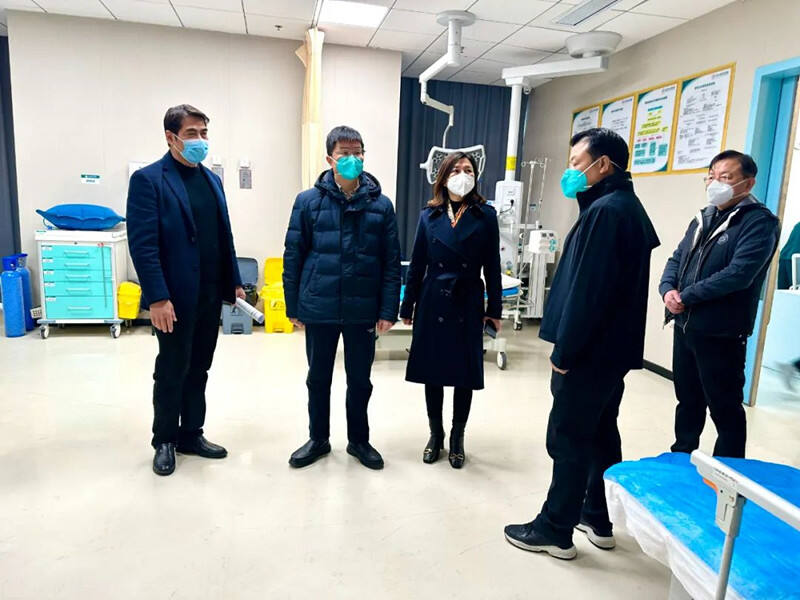 市卫健委党组书记刘佳勇赴长沙县督导新冠医疗救治、安全生产工作。