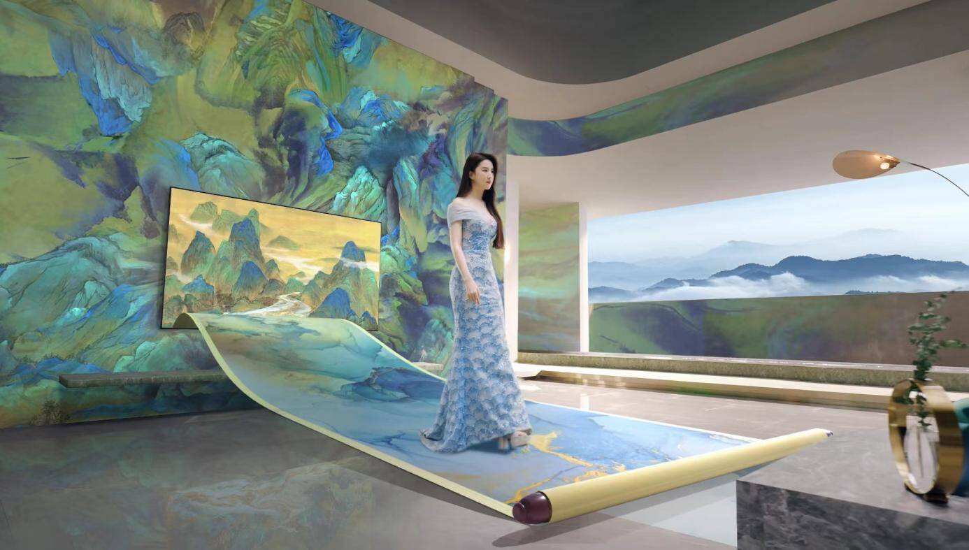 刘亦菲释放活在艺术之上的东方美学  创维Q53系列重新定义客厅美学