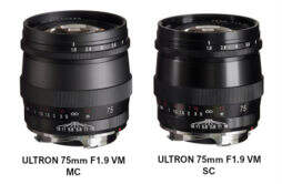 福伦达将推出一支 Ultron 75mm F1.9 VM 中长焦距全画幅镜头