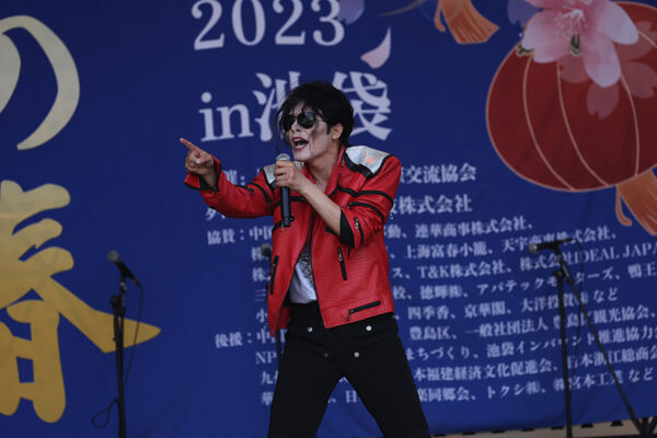 王杰克逊：世界著名模仿秀大师“快闪”日本东京国际文化交流活动