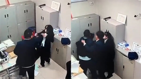 上海邮政一男员工将女同事殴打成脑震荡住院