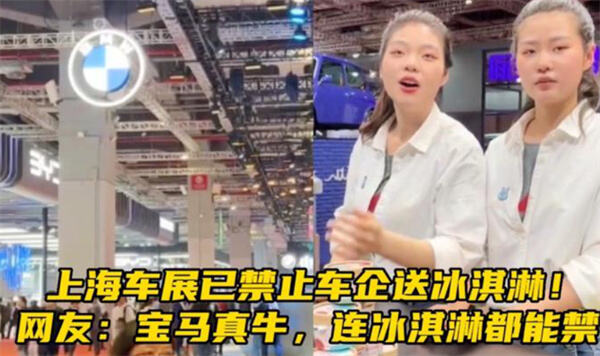 上海车展已禁止任何车企送冰淇淋