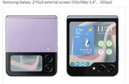 三星 Galaxy Z Flip 5 手机外屏信息曝光：3.4 英寸，分辨率 720748