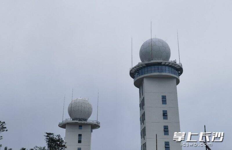长沙标校中心已建雷达 通讯员 林城 摄