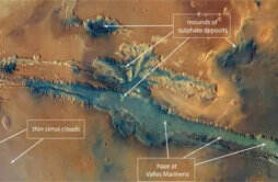 “火星快车”探测器运行20年 欧洲航天局披露火星新图像