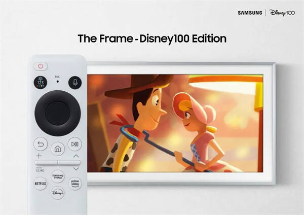 三星为庆祝迪士尼成立 100 周年，推出限量特别版 The Frame 电视