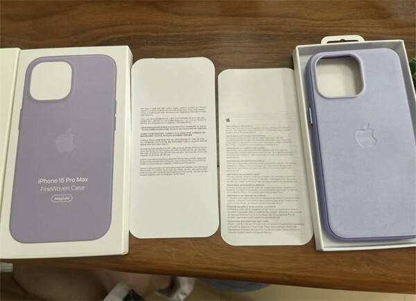 苹果 iPhone 15 系列编织工艺手机壳替代品名为“FineWoven”