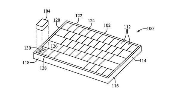 苹果新专利，探索了一种便携式键鼠的新颖设计