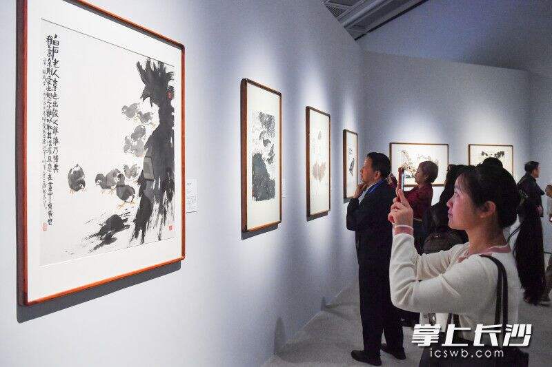 10月24日，由湖南博物院主办的“恶墨点华章——莫立唐艺术展”原创大展在湖南博物院正式开展。
