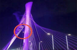 石家庄网红大桥悬索断裂在桥面起火 有人员伤亡吗