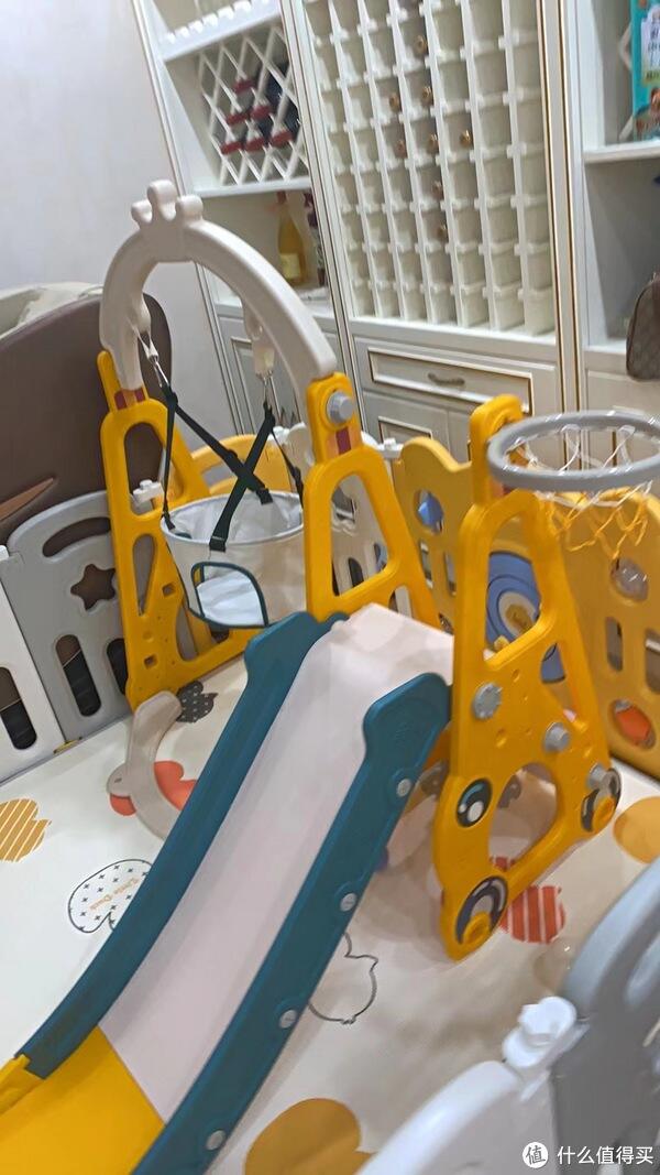 儿童房装修必备之《儿童滑滑梯秋千组合加厚滑梯家用室内玩具》
