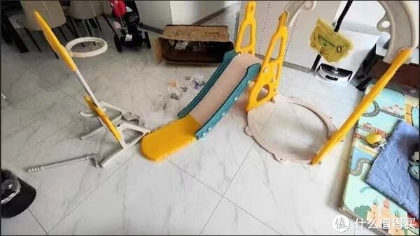 儿童房装修必备之《儿童滑滑梯秋千组合加厚滑梯家用室内玩具》