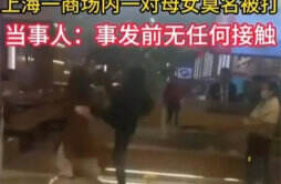 上海某商场内一对母女疑似被打 一对母女为什么莫名被打