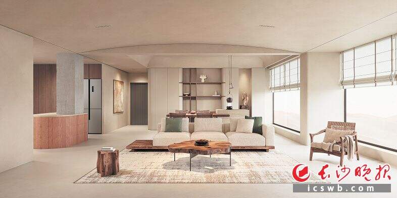 　　2023中国室内设计大奖赛·住宅方案类金奖鸿扬家装丁君杰的作品《朴·寂》。
