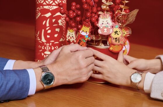新年送爱的人一只欧米茄手表