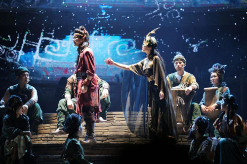 苏运莹首次亮相音乐剧《三星堆》，解锁新身份，首秀完美落幕