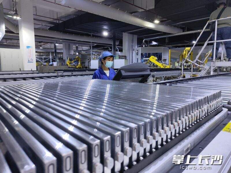 位于宁乡高新区的长沙弗迪电池有限公司生产“刀片电池”，计划打造全球领先的动力电池生产线和工厂。