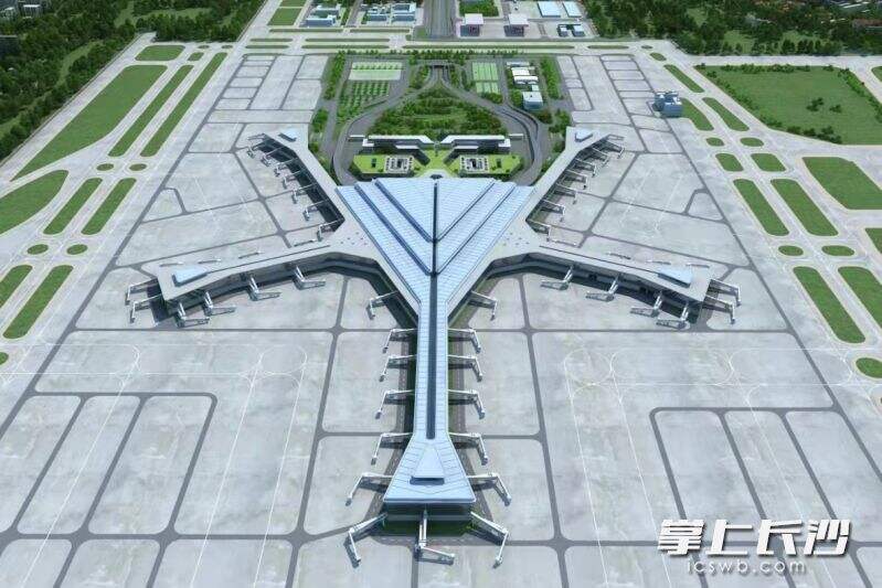 长沙机场改扩建工程效果图