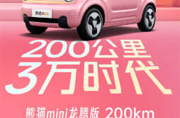 熊猫 mini 200km 龙腾版上市，售价 3.99 万元
