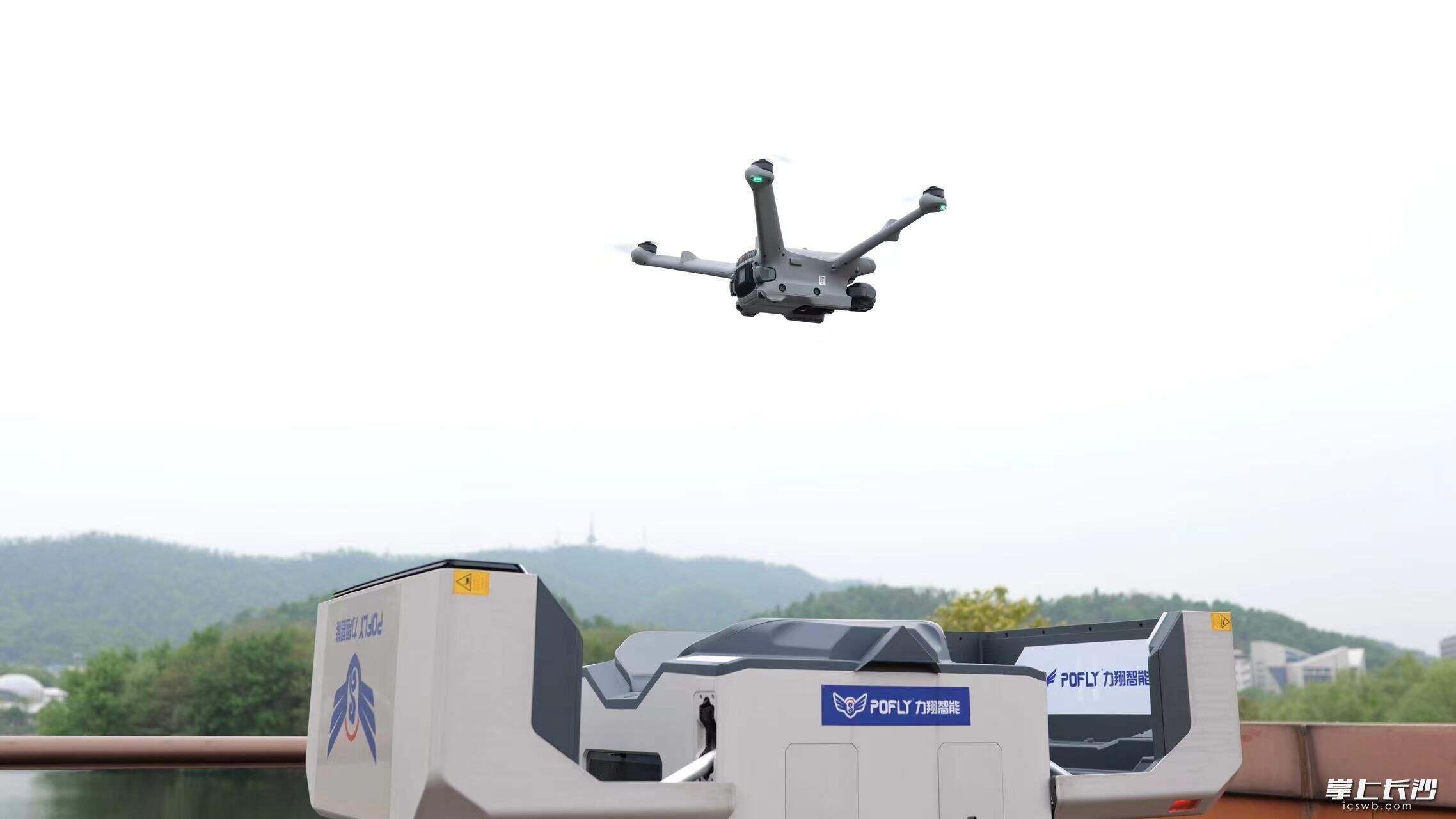 在西湖科创园，湖南力翔智能科技有限公司正全力低空“高飞”。
