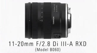 腾龙首款RF卡口镜头11-20mm F2.8 Di III-A RXD公布