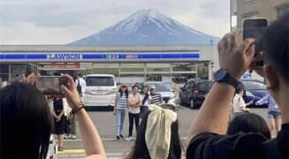 日本一小镇遮挡富士山远景目的是什么 禁止游客拍照打卡