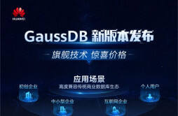 华为云发布 GaussDB 数据库基础版