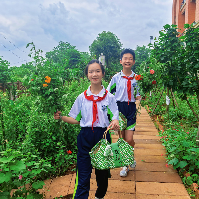 同学们在端午前夕通过体验各种传统习俗，感受传统佳节的意义。均为长沙晚报通讯员 艾梦雪 供图