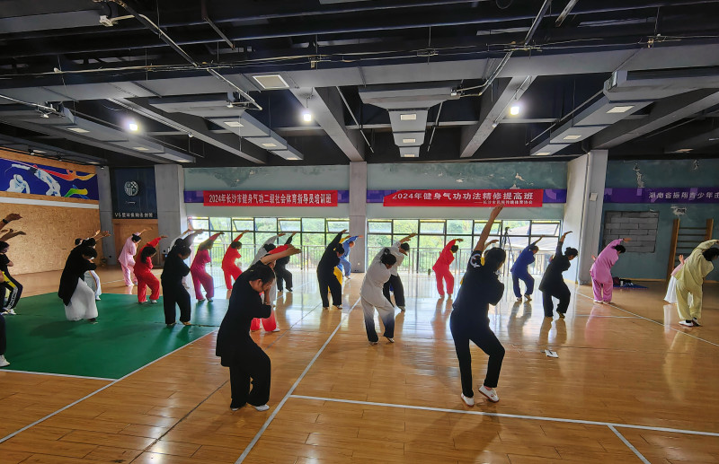 培训现场。均为长沙市民族传统体育协会供图