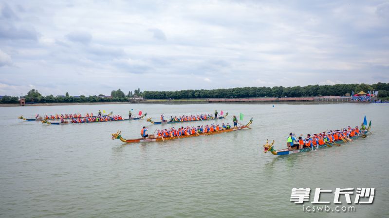 6月8日至10日，千龙龘龘“粽”横潇湘2024年长沙市龙舟邀请赛暨望城区端午龙舟文化节将在千龙湖生态旅游度假区举行。均为千龙湖生态旅游度假区供图