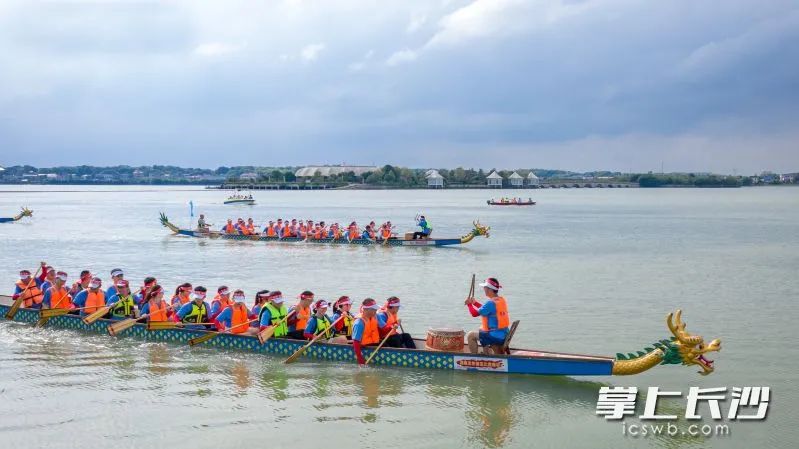 千龙湖生态旅游度假区往年龙舟赛现场图片