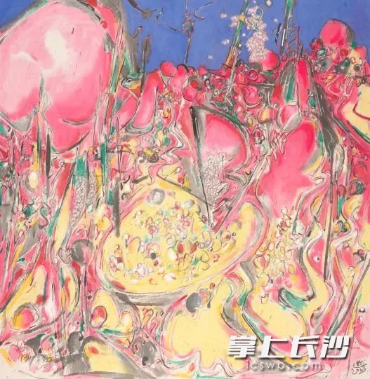 李晓柱 《极绚之二》125cm×124cm  2023年