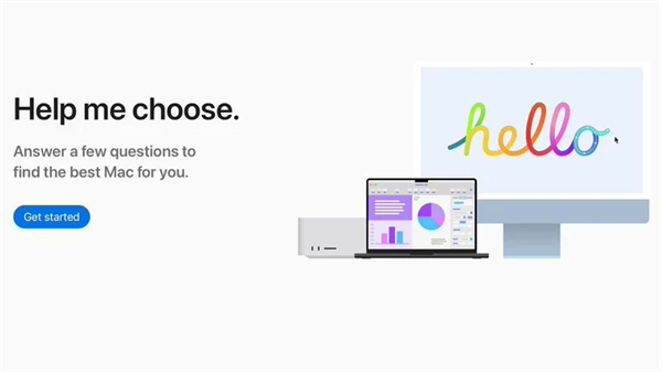 苹果官网上线“帮我选择”网页